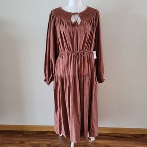 Old Navy Cinch Waist Maxi Dress